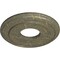Ekena Millwork Classic Ceiling Medallion (Canopies up to 7 1/4"), 12 3/8"OD x 4"ID x 1 1/8"P, Witch Hazel Crackle CM12CLWHC - alternate 3